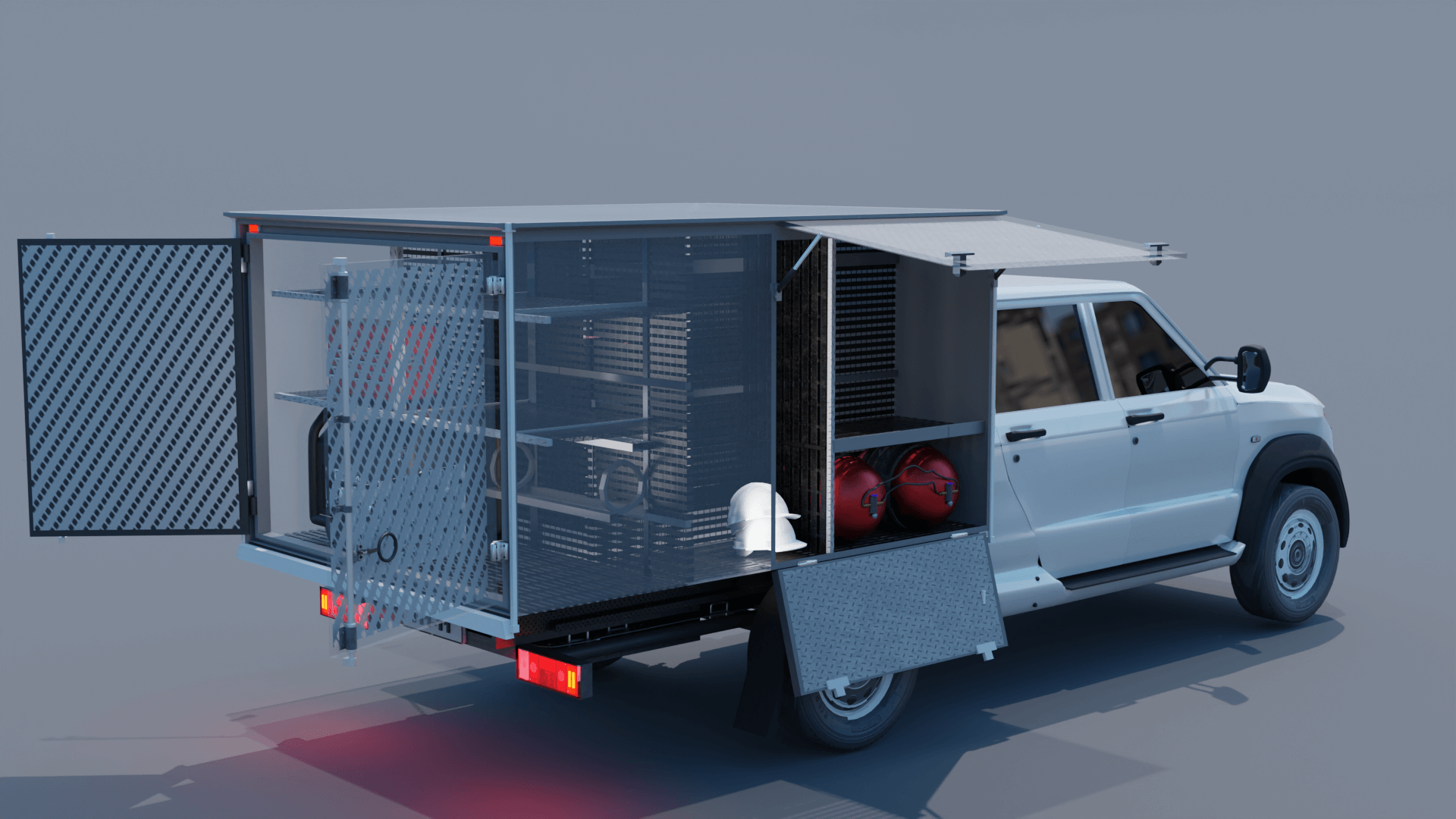 Универсальная аварийно-ремонтная мастерская (УАРМ) на шасси УАЗ Профи: дополнительное изображение